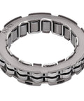 Starter Clutch One Way Bearing For Yamaha Grizzly 660 2002 2008 OEM Replacement 18 beads stainless steel, side view.