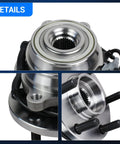 Front Wheel Bearing And Hub Assembly For 4x4 Nissan Frontier Xterra 05 18 Pathfinder 05 12 Suzuki Equator 09 12 6 Lug With ABS