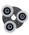 36 Tooth Nylon Motor Gear Set With Gear Clutch For Electric Tools Pro Grade Replacement 3 Piece Kit