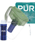 Lead-Reducing 11-Cup Water Pitcher With Advanced Filtration For Cleaner, Great-Tasting Water, Dishwasher Safe Design