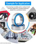 Applications of 6700-2RS Double Sealed Deep Groove Ball Bearings Chrome Steel 10x15x4mm for RC cars, drones, scooters, and skates.