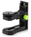 Magnetic L Shape Pivoting Base For Line And Point Laser Levels With 1/4-20 Male Threads 1/4-20 And 5/8-11 Female Mounts