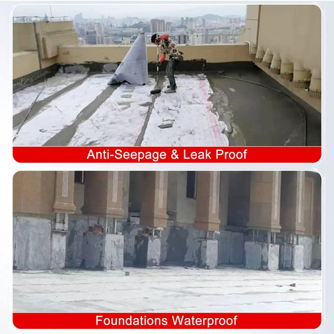 Top Shelf Reinforced Waterproof Membrane For Decks Patios And Basements, No Sweat DIY Roofing Underlayment applied on a rooftop.