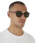 Unisex Leonard Square Sunglasses in Tortoise Frame with G15 Green Lenses Classic 51mm Fit for Everyday Style UV Protection Lenses