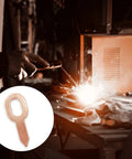 Dent Pulling Rings Kit For Auto Body Repair 100 Piece Sets showing welding process and spot weld machine with OT tab.
