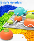 STEM Electronics Kit For Kids With 31 Circuit Parts And 300 Plus Projects No Soldering Needed Fun Coding Experiments For Boys And Girls Ages 3 To 12 Today showing colorful circuit parts on a board