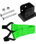 Lift Jack Mate Wheel Lifter For Offroad 4X4 Vehicles 5000 Lb Capacity with green tire hook attachment and hardware.