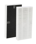 4 Pack Replacement Air Purifier Filters Dual Action HEPA Type FRF102B Compatible With FHT170W FHT180W FHT190W And Honeywell HRF201B HHT270 HHT290 Models For Fresh Air At Home This Is A Must Have For Real showing front and back texture view.