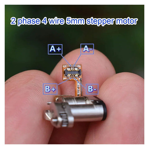 Close-up of One Piece Pro Grade Precision Stepper Motor Starter With Planetary Gearbox 2-Phase 4-Wire Drive Metal Gearbox