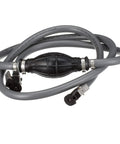 Marine Fuel Line Kit 6 Foot 3/8 Inch Hose With Tank and Engine Fittings Primer Bulb EPA Compliant CARB Approved