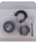 Honda Wheel Bearing Kit Replacement Dual Row TC Type Rubber Sealed Bearings With ABEC3 High Speed Bearings Includes 2 Ball Bearings And Seal Chevron SR1-2 Grease For Rust And Oxidation Protection All Weather Performance.