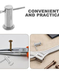 Beefy 304 Stainless Steel B Type Locating Pin With Hole, Cylindrical Flat Head 6x20mm Set Of 5 High Strength Fixing Tool for Machinery