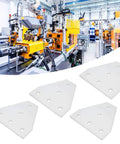 4 Pack T Shape Joining Plate for Aluminum Extrusion Frames, 5 Hole Heavy Duty Corner Bracket for 2020 3030 4040 Profiles