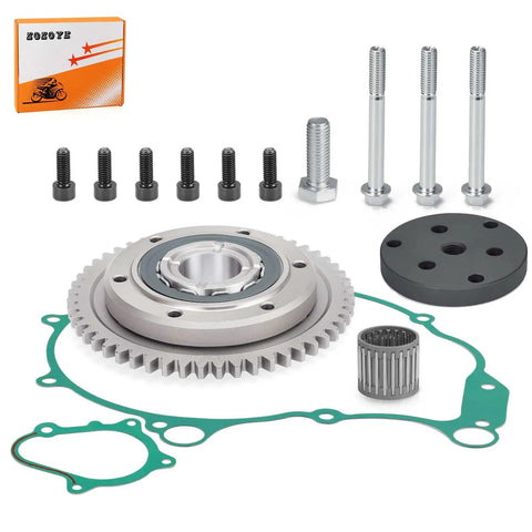 Flywheel Puller Tool And Starter Clutch One Way Bearing Gear Gasket Kit For YFM660R Raptor 660R 2002 2003 parts and bolts