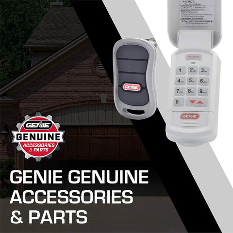 Three Button Garage Door Opener Remote And Wireless Keypad Bundle For Intellicode Openers G3T R And GK R display