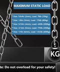 Stainless Steel Chain 3/16 Inch By 2 Ft Heavy Duty Chain Link For Fence Gates Security Anti Theft Shade Sail Camping Swing