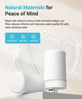Faucet Water Filter Replacement For Brita Filter And On Tap Filtration System 4 Pack Premium Coconut Activated Carbon Block image