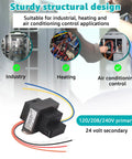 Heavy Duty 90 T60C3 Transformer 120 208 240 Volt To 24 Volt 60 VA Foot Mount Class 2 Replacement for Industrial HVAC Controls