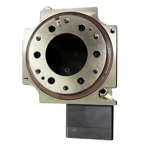Rock Solid Hypoid Gear Hollow Shaft Indexing Rotary Table with precision-engineered hollow shaft design for servo motors.
