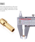 Brass Collet Mini Electric Grinder Quick Change Drill Chuck Bits Set For Rotary Tools 0.5 To 3.2 Millimeter Clamping Range