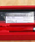 Half Inch Drive Torque Wrench 30 To 150 Ft Lb Reversible Click Steel Ratchet in red case with certification