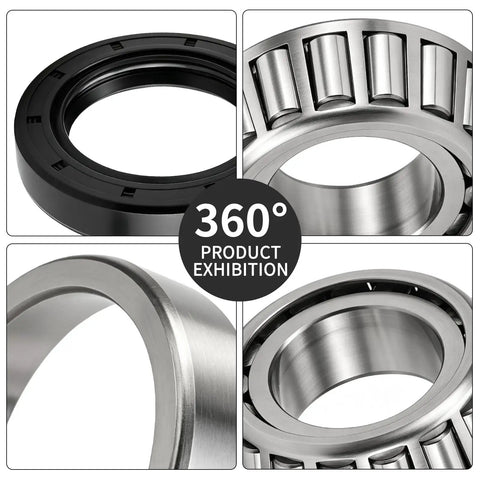 OEM Headset Fork Bearing Kit For Tuttio Soleil01 Electric Bike Replacement, Sealed Dustproof Bearings For Smooth Steering, No Wobble Performance, Ride Ready Reliability On Daily Rides And Rugged Trails, 360° stainless steel bearing views