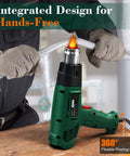 Pro Grade Heavy Duty Heat Gun Kit with Dual Temperature 572F to 932F 300C to 500C in use bending PVC pipe