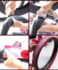 Self Adhesive Bike Tire Liner For Mountain And Road Bikes, Puncture Proof Inner Tube Shield installation steps