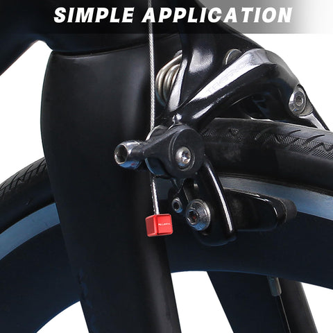 Alloy Bike Cable End Caps Set For Road And Mountain Bikes, Durable Crimps With Square Wire Tail Caps, Machine Screws And Hex Spanner, Secure Brakes And Smooth Shifting