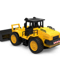 Kid Friendly Seventeen Inch Front End Loader Toy With Realistic Sounds And Movable Bucket For Kids Three And Up