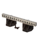 Insulated Ground Bar With 14 Terminal Positions For Isolated Neutral And Ground, Non Metal Base, Go-To Choice For Electrical Panels