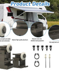 Standard Bearing Block Kit with Roller for RV In Wall Slide Outs Upper and Lower Blocks with Rivets V Roller Arm Replacement OE 379060 Compatible Restores Smooth Quiet Slide Out Operation Get Your RV Sliding Smooth Again