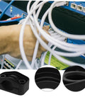 Knockout Quality High Voltage Cable Clamp Grips Wiring Harness Rock Solid For Distribution Box Wire Clutter Control And Dead Simple Electrical Routing Saves Real Time Effort In Black managing cables