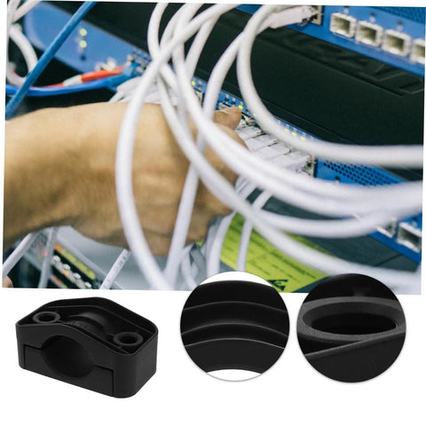 Knockout Quality High Voltage Cable Clamp Grips Wiring Harness Rock Solid For Distribution Box Wire Clutter Control And Dead Simple Electrical Routing Saves Real Time Effort In Black managing cables