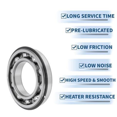 Deep Groove Ball Bearing 6215NR 75x130x25mm P5 Open Type Lubricated Wheel Bearing for cars scooters skateboards and karts