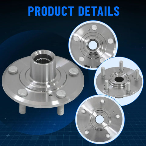 Pair Front Wheel Hub Assembly 44600-S47-000 For Honda CR-V 1997-2001 And Prelude 1997-2001 Front Left And Right Hubs OE Quality