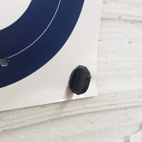 2 Inch Archery Target Face Pins 4 Pack For Foam Targets Easy To Attach And Remove No Hassle Black Paper Target Face Pins