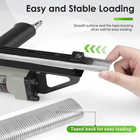 Top Shelf Galvanized Hog Rings 15 Gauge Three Quarter Inch Crown 1000 Piece Pack Heavy Duty Fasteners for easy loading with stapler.