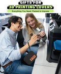 3D printer tools kit, 34-piece, black case with orange label