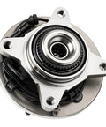 Front view of Front Wheel Bearing Hub Assembly For 2004 2005 4WD 6 Lug With ABS Sensor Fits Heritage 2004 4x4 Models Ready To Install