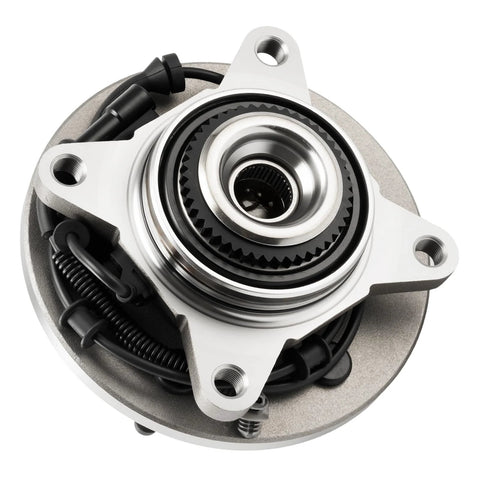 Front view of Front Wheel Bearing Hub Assembly For 2004 2005 4WD 6 Lug With ABS Sensor Fits Heritage 2004 4x4 Models Ready To Install