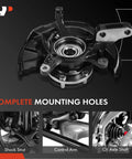 Front Left And Right Steering Knuckle And Wheel Bearing Hub Assembly For Toyota Camry 1997 1998 1999 2000 2001 3.0L V6 with mount holes