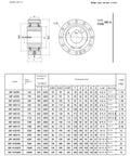 Heavy Duty One Way Backstop Clutch For Dcy200 Gear Reducer Type CKF-A with detailed dimensions and specifications.