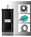 Nema 23 CNC Stepper Motor Kit 3A 1.2Nm with internal components: rotor, stator, bearing, for DIY CNC and laser projects