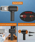Air Duster And Mini Vacuum Cleaner For Keyboard Cleaning Cordless Canned Air Blower Portable PC Dust Eraser 110000 RPM Powerhouse 3 In 1 Multifunction Gadget For Laptops Desktops And Travel.