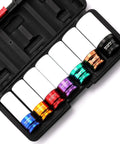 Half Inch Drive Wheel Protector Deep Impact Socket Set Seven Piece Ultra Thin Wall 6 Point Metric Kit With Color Coded Lug Nut Sockets