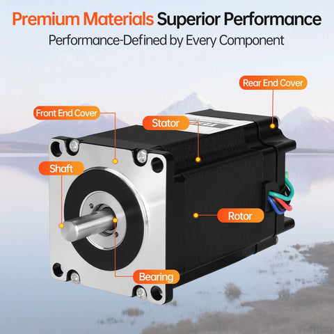 Nema 23 Closed Loop Stepper Motor Built In Driver ✓