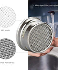 Easy Install Jet Regulating Aerator Replacement Filter With Gasket For Kitchen And Bathroom Faucets, Brass Shell, 15/16 Inch Male Threads