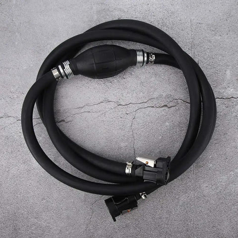 Durable Boat Fuel Line 3 Eighth Inch By 7 Feet With Primer Bulb Ball Pump Marine Gas Hose Alcohol Resistant Marine Grade