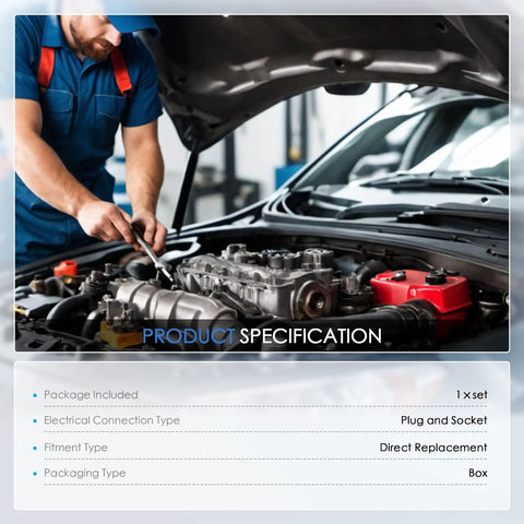 Mechanic installing Engine Variable Valve Timing VVT Solenoid 3.5L 4.0L Plug And Play Direct Fit Replacement in car engine